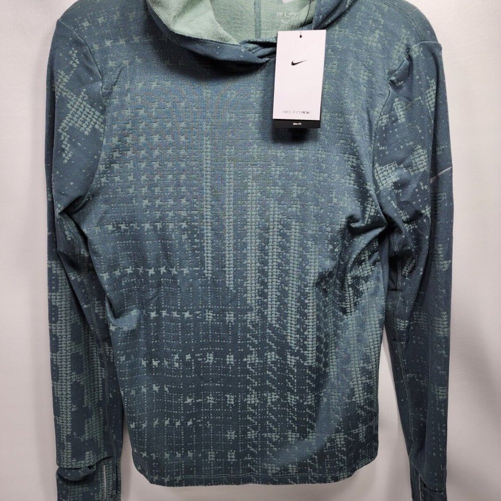 Nike Dri-FIT ADV Women's Long-Sleeve Running Light Hoodie DD6791-357 Size M NWT